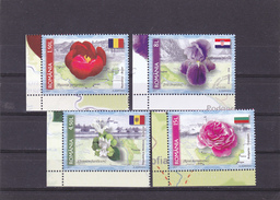 FLOWERS,ORCHID,ROSESETC.,FULL SET, 2017 MNH,ROMANIA. - Neufs