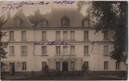 Carte Photo Contamines Montjoie Près Rouen Belle Villa Château - Other & Unclassified