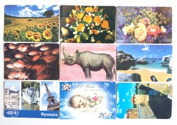 Flowers, Animals And Other - 9 Pcs Pocket Calendars 1978-2012 - Small : 1991-00