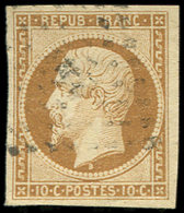 9    10c. Bistre Jaune, Obl., TB - 1852 Louis-Napoléon