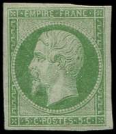 * 12a   5c. Vert Jaune, Frais, TB. C - 1853-1860 Napoléon III.