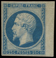 ** R15c 25c. Bleu Clair, REIMPRESSION De 1862, Bdf, TTB - 1853-1860 Napoléon III