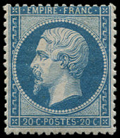 * 22   20c. Bleu, TB. C - 1862 Napoléon III