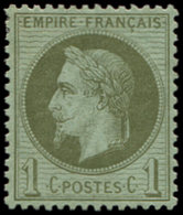 * 25    1c. Bronze, Bien Centré, TB - 1863-1870 Napoléon III. Laure