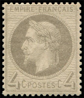 * 27A   4c. Gris, T I, TB. C - 1863-1870 Napoléon III Lauré