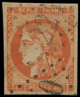 48   40c. Orange, Oblitéré GC 2240, TB - 1870 Emission De Bordeaux