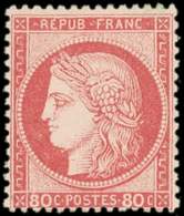 * 57   80c. Rose, Très Lég. Ch., TB - 1849-1876: Période Classique