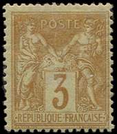 * 86    3c. Bistre Sur Jaune, TB - 1876-1878 Sage (Type I)