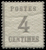 ** 3    4c. Gris Lilas, TB - Lettres & Documents