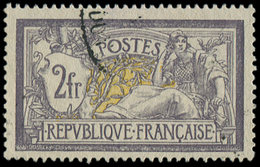 122   Merson,  2f. Violet Et Jaune, Obl., TB - Neufs
