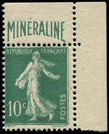 ** 188A  Minéraline, 10c. Vert, Bdf, TB - Neufs
