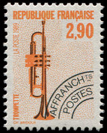 ** 204a Trompette, 2,90 Orange, Dentelé 13, TB - 1893-1947