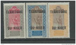 Niger N° 11 / 12 + 14 XX  Les 3 Valeurs Sans Charnière, TB - Altri & Non Classificati