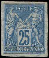 35   25c. Bleu, Oblitéré, TB - Autres & Non Classés