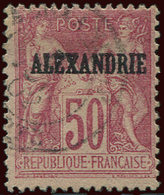 ALEXANDRIE 14 : 50c. Rose, T I, Obl., TB - Autres & Non Classés