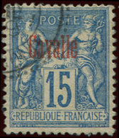 CAVALLE 5 : 15c. Bleu, Obl., TB - Autres & Non Classés