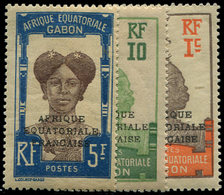 * GABON 88/107 : La Série Surch. AFRIQUE EQUATORIALE-GABON, TB - Autres & Non Classés