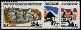 * POLYNESIE FRANCAISE 72/76 : Grands édifices, TB - Neufs