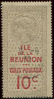 REUNION Colis Px 10 : 10c. Brun Et Rouge, Obl., TB - Autres & Non Classés