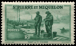 * SAINT PIERRE ET MIQUELON 197a : (45c.) Vert, SANS La Valeur, TB - Neufs