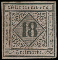 ALLEMAGNE (ANCIENS ETATS) WURTEMBERG 5 : 18k. Violet-gris, TB - Autres & Non Classés