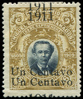 * GUATEMALA 149 : 1c. Sur 6c. Bistre Et Noir, DOUBLE Surcharge, TB - Guatemala