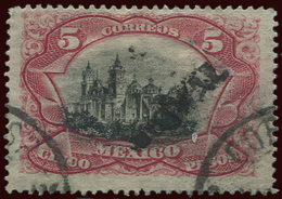 MEXIQUE Service 29 : 5p. Rouge Carminé Et Noir, Obl., TB - Mexique