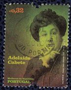 Timbre Oblitéré Used Stamp Selo Carimbado Sello Estampado Adelaide Cabete Mulheres Da Republica PORTUGAL 0,32EUR 2009 - Storia Postale