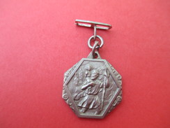 Médaille  Ancienne/Saint Christophe/ Lourdes//Mi-XXéme Siécle     CAN556 - Religion & Esotericism