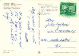 L3802 - DDR (1978) 222 Wolgast 1: Targeted To The Recipient; Postal Items With Postal Code (postcard: Insel Usedom) - Zipcode