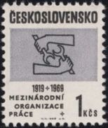 Czechoslovakia / Stamps (1969) 1743: International Labour Organization (ILO / BIT) 1919-1969; Painter: Vladimir Kovarik - IAO