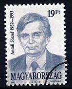 HUNGARY 1993 Death Of Antall With Specimen / Muster Cancellation MNH / **.  Michel 4273 - Ungebraucht