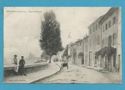 CPA Quai St-Sornin SERRIERES 07 - Serrières