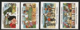 1996 St. Lucia Tourism Music Fruit Dancing Horses Steel Drum  Complete Set Of 4 MNH - St.Lucia (1979-...)