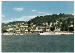 LINZ, DIE BUNTE AM RHEIN - Vedi Retro - TRAGHETTO - BATTELLO - BARCHE - Linz A. Rhein