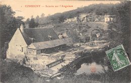 58-CORBIGNY- SCERIE SUR L'ANGUISON - Corbigny