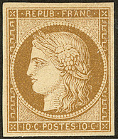 * No 1, Nuance Foncée, Très Jolie Pièce. - TB. - R - 1849-1850 Ceres