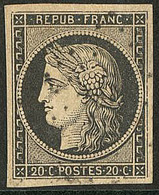 No 3, Obl Pc (faible). - TB - 1849-1850 Cérès