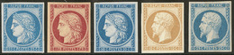 * Réimpression. Nos 4f, 6g, 8d, 9e (*), 10f. - TB - 1849-1850 Ceres