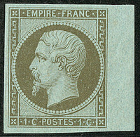 ** No 11, Vert-olive, Bdf, Très Frais. - TB - 1853-1860 Napoléon III