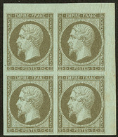 ** No 11, Bloc De Quatre (deux Ex *), Petit Cdf, Jolie Pièce. - TB - 1853-1860 Napoleon III