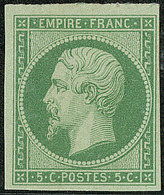 * No 12c, Vert Foncé. - TB. - R - 1853-1860 Napoleon III