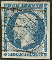 No 15, Obl Grille Sans Fin. - TB - 1853-1860 Napoleon III