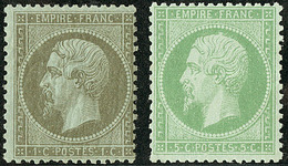 * Nos 19b, 20. - TB - 1862 Napoleon III