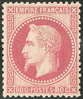 * No 32, Rose, Très Frais. - TB. - R - 1863-1870 Napoléon III Con Laureles