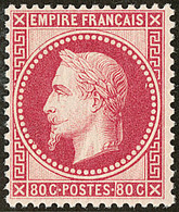 ** No 32c, Rose Carminé, Superbe. - R - 1863-1870 Napoléon III Con Laureles