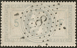 No 33, Obl étoile "8. - TB - 1863-1870 Napoléon III Lauré