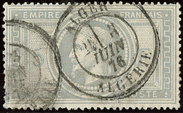 No 33, Obl Cad Alger 3 Juin 76, Def, B D'aspect - 1863-1870 Napoleon III With Laurels