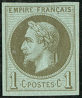 * Rothschild. No 25d, Large Charnière Mais TB. - R - 1863-1870 Napoleon III With Laurels