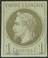* Rothschild. No 25d, Signature Violette Transparaissant Au Recto Sinon TB - 1863-1870 Napoléon III Lauré